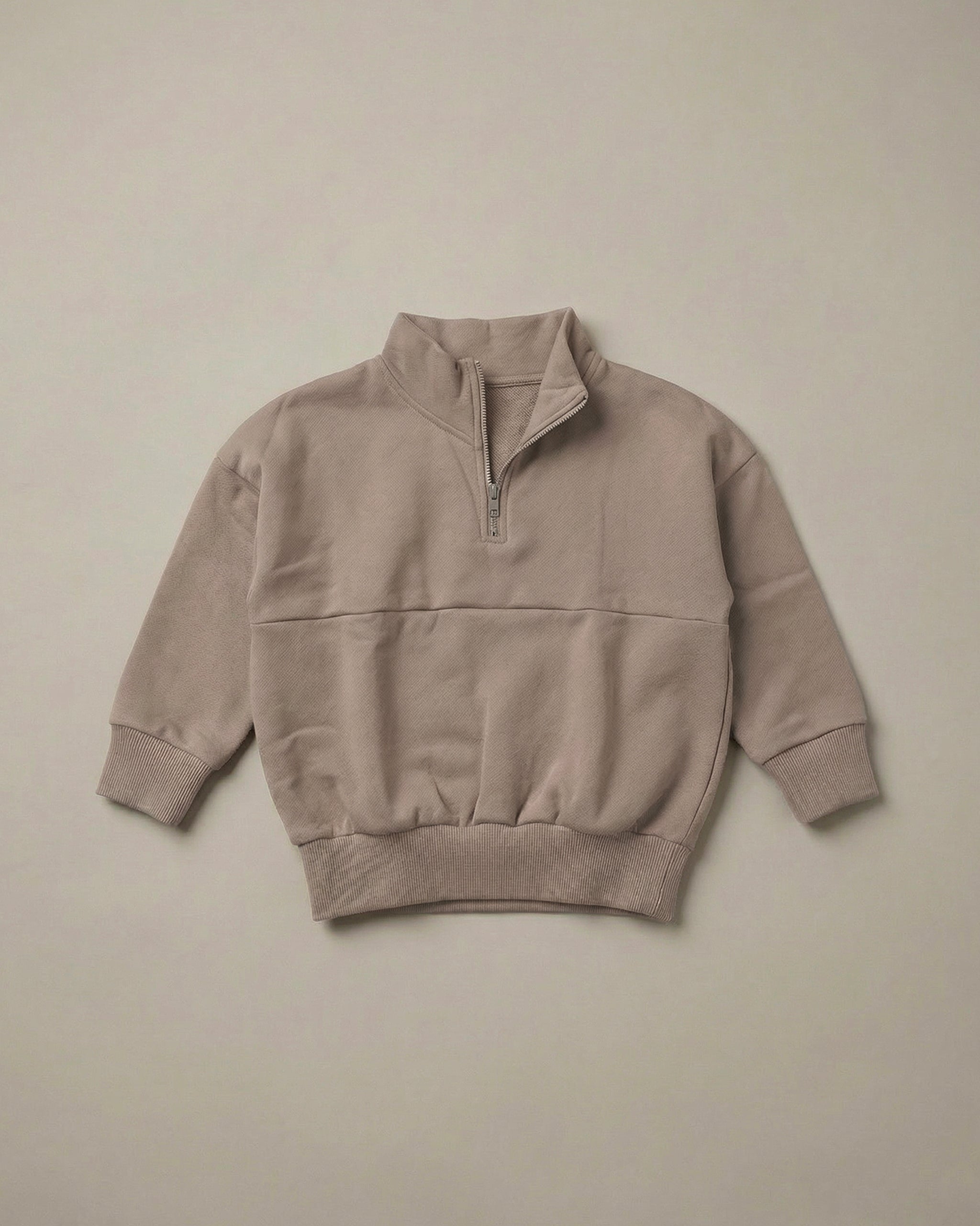 QUARTER ZiP JUMPER - CHOCCY BiCCY