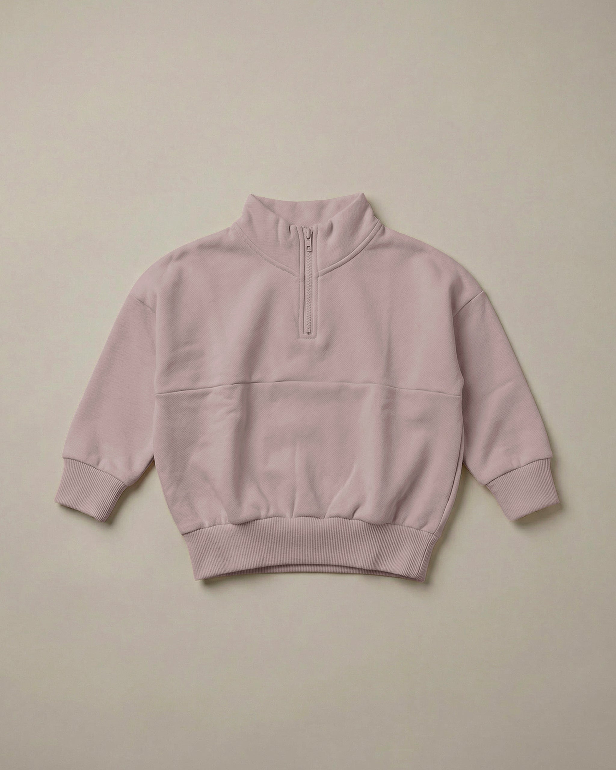 QUARTER ZiP JUMPER - RASPBERRY WHiP