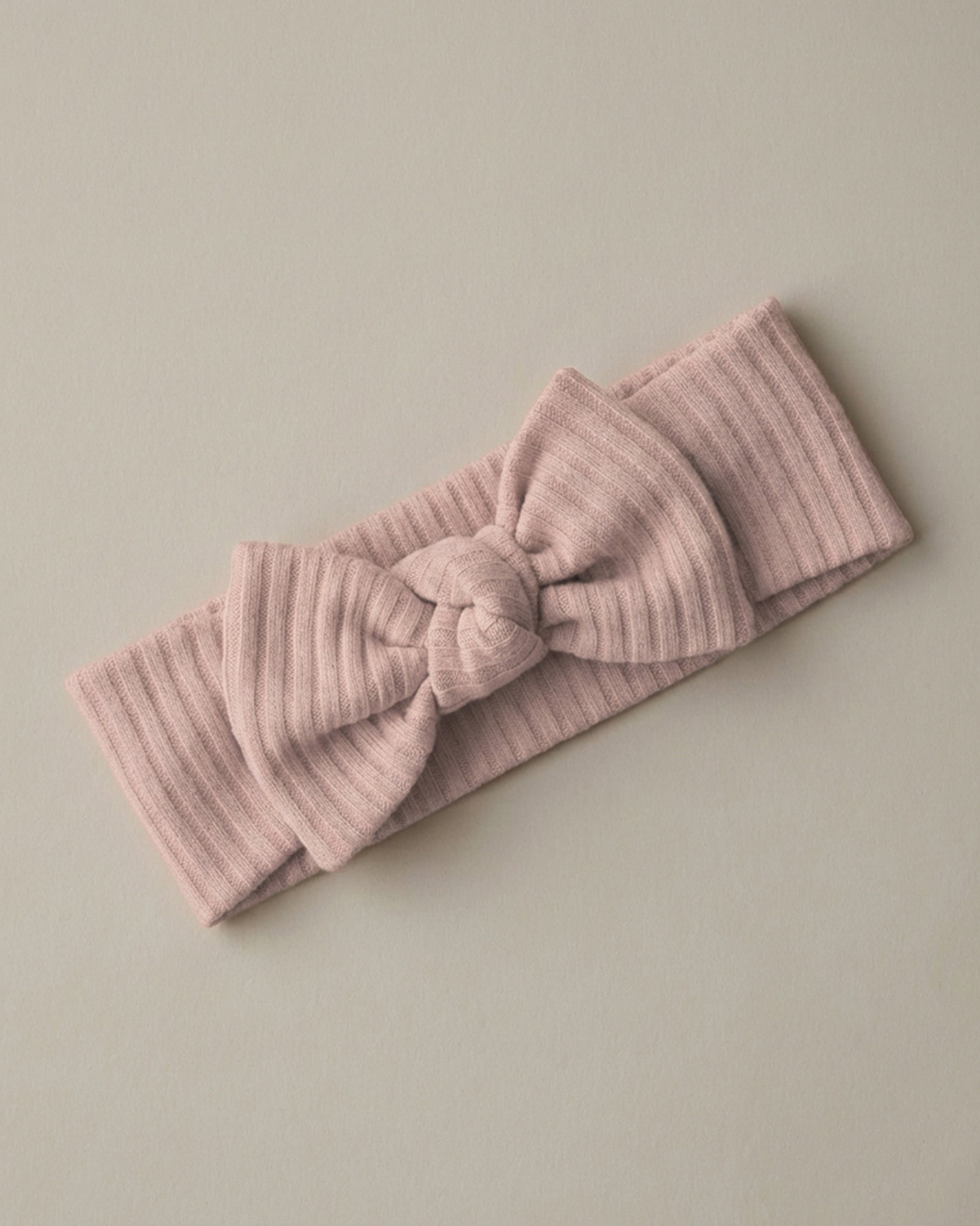 RiBBED BOW HEADBAND - RASPBERRY WHiP