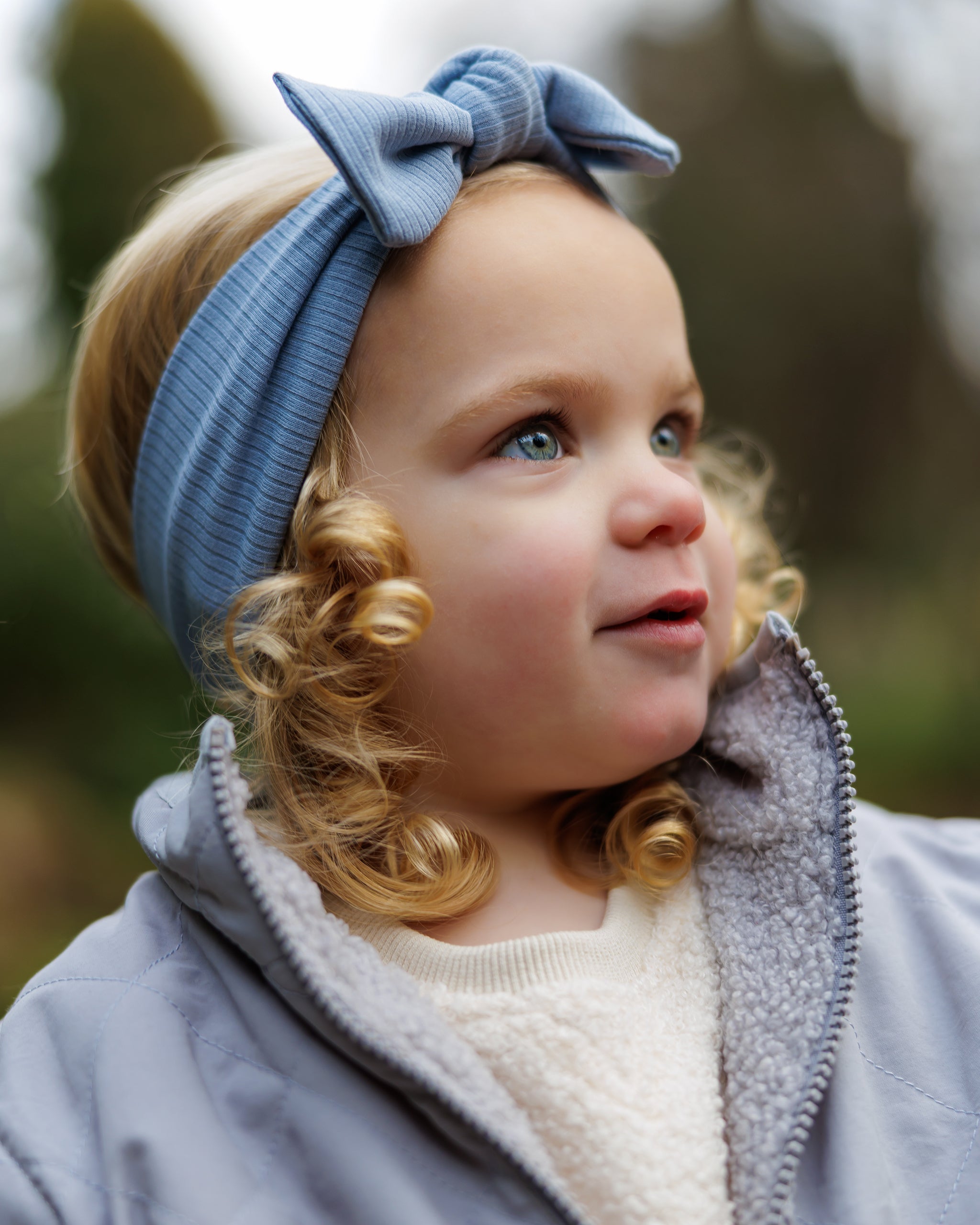 RiBBED BOW HEADBAND - MORNiNGTON MiST