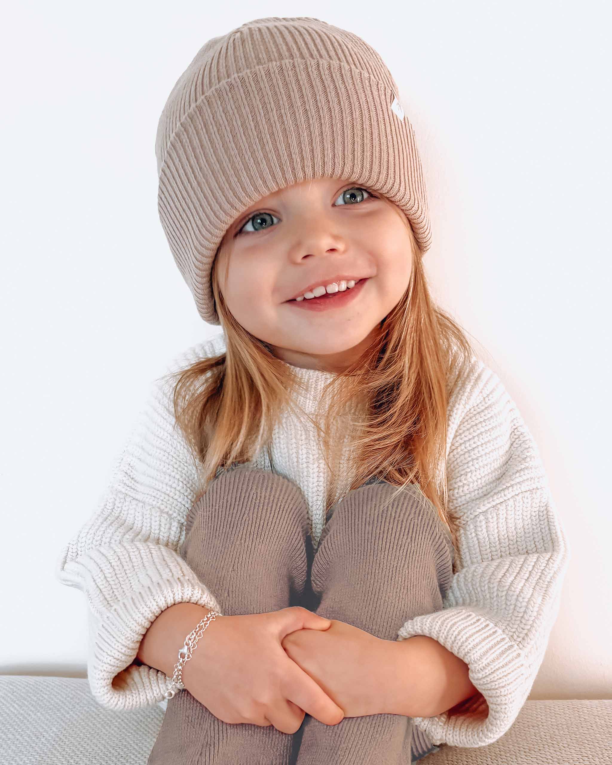 RiBBED COTTON BEANiE - CHOCCY BiCCY