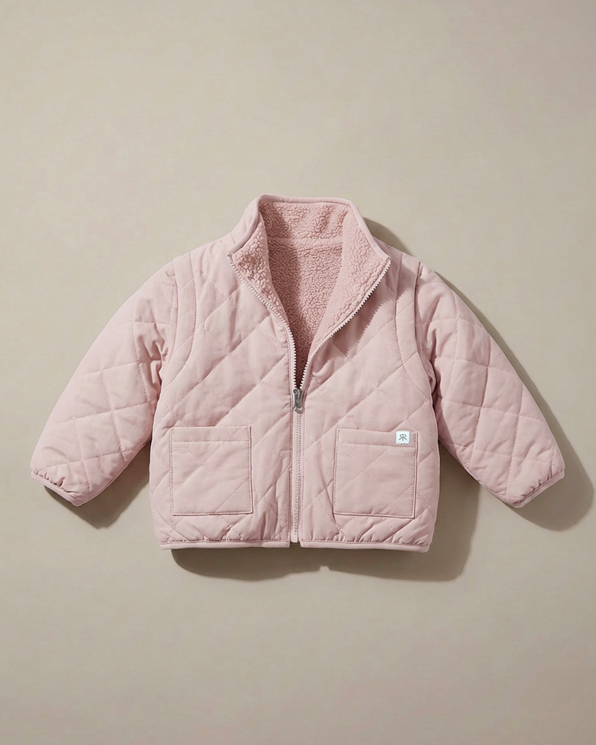 4-iN-1 REVERSiBLE TEDDY COAT - RASPBERRY WHiP