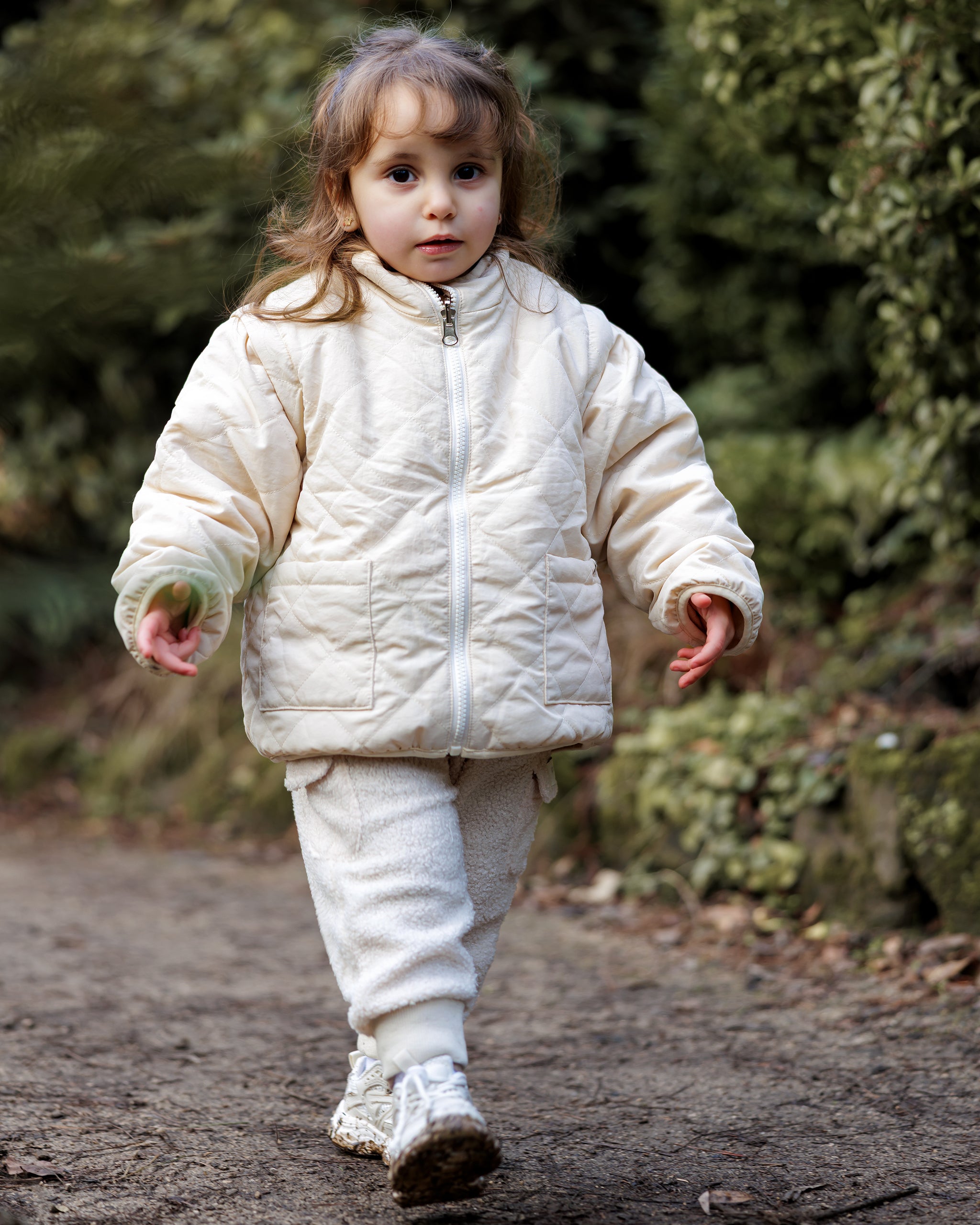 4-iN-1 REVERSiBLE TEDDY COAT - MACADAMiA MiLK