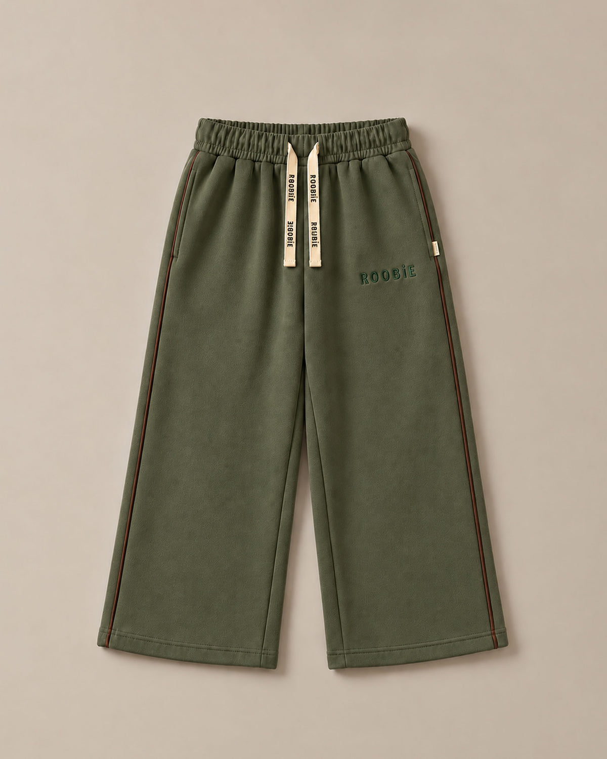 The Grown Up's Wide Leg Joggers - Kale Crunch + Milo Milkshake