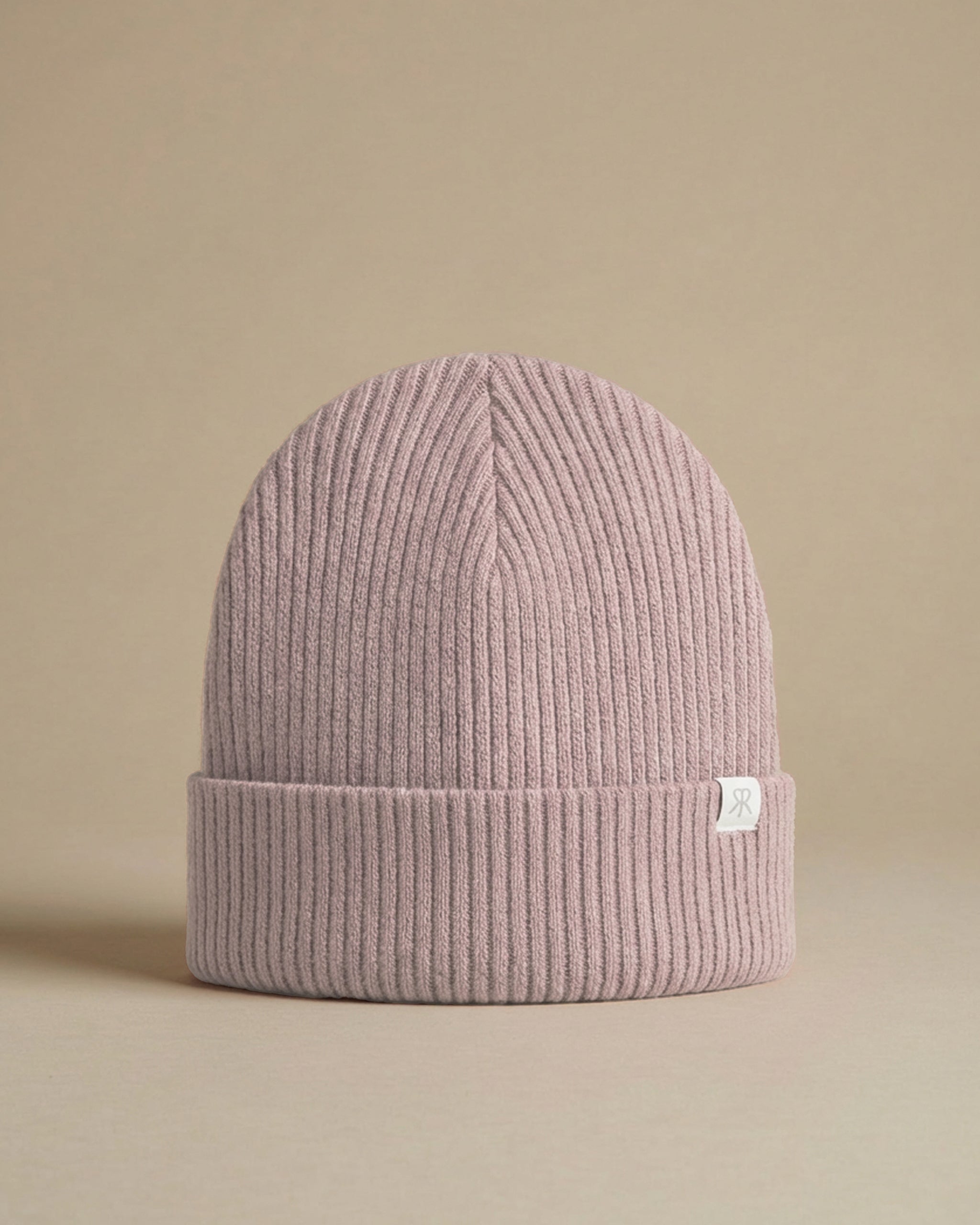 RiBBED COTTON BEANiE - RASPBERRY WHiP