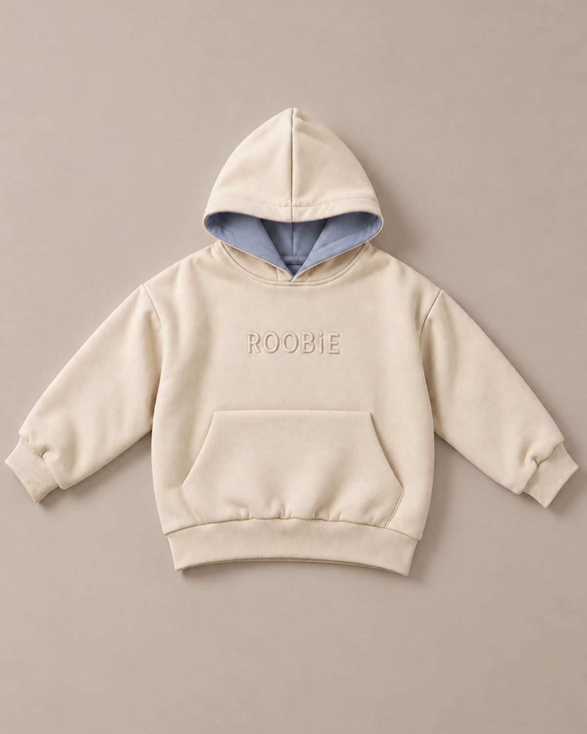 The Grown Up's Reversible Hoodie - Macadamia Milk + Bondi Breeze
