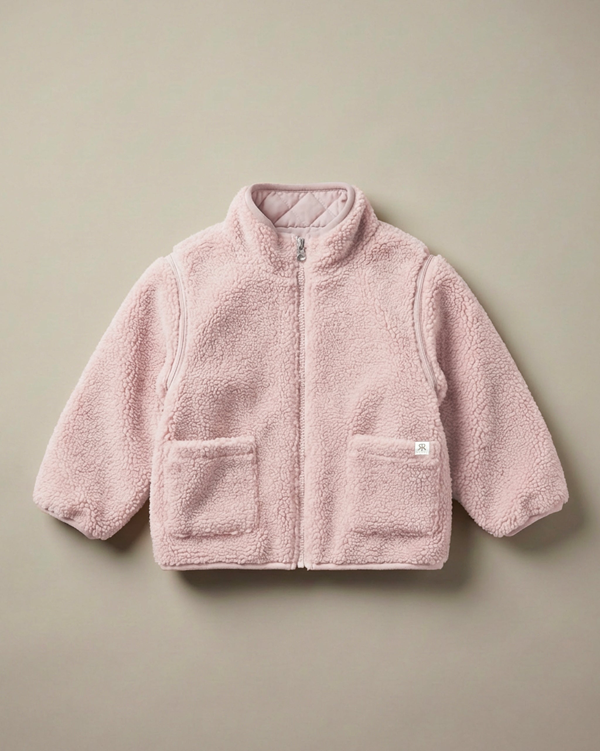 4-iN-1 REVERSiBLE TEDDY COAT - RASPBERRY WHiP