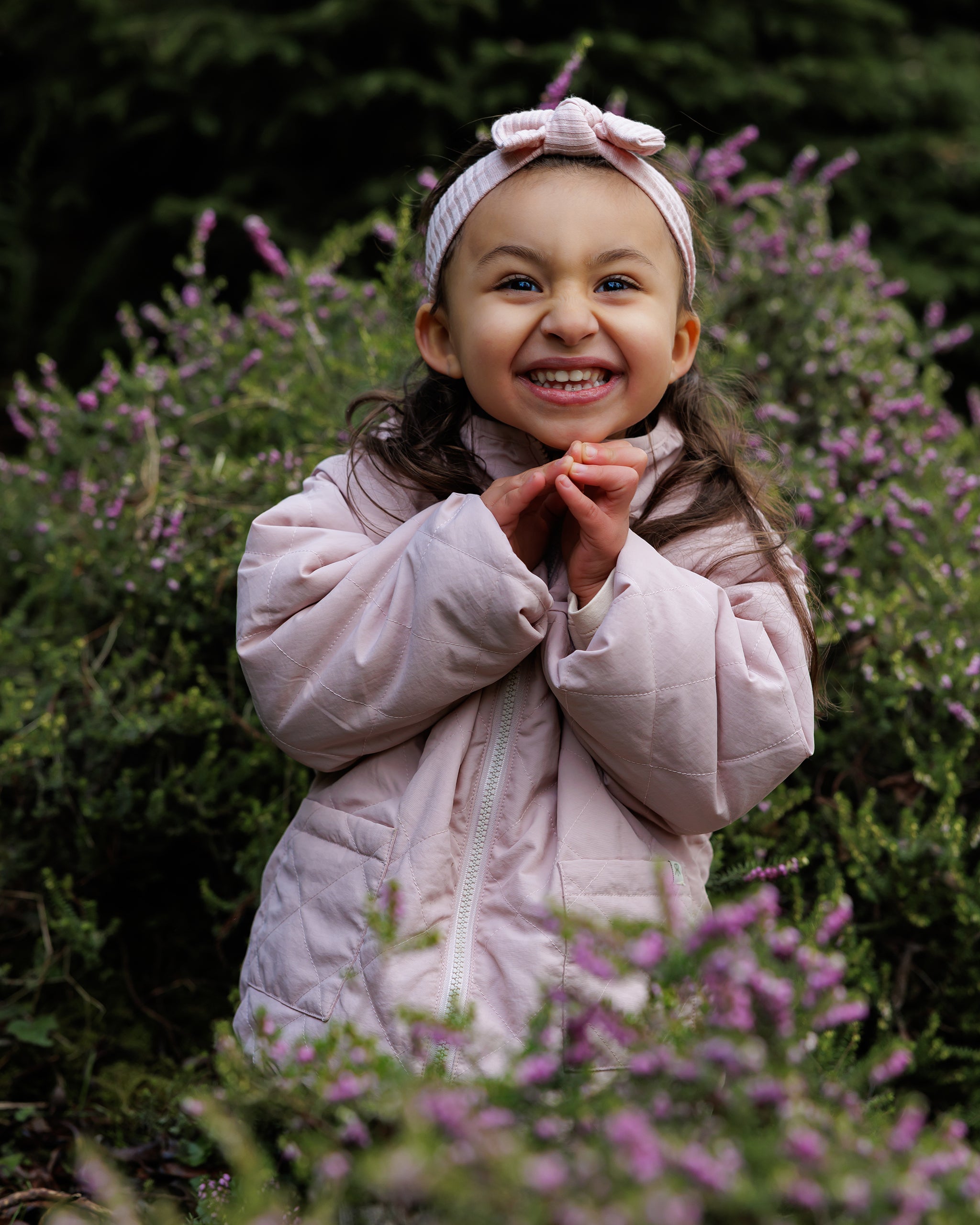 RiBBED BOW HEADBAND - RASPBERRY WHiP