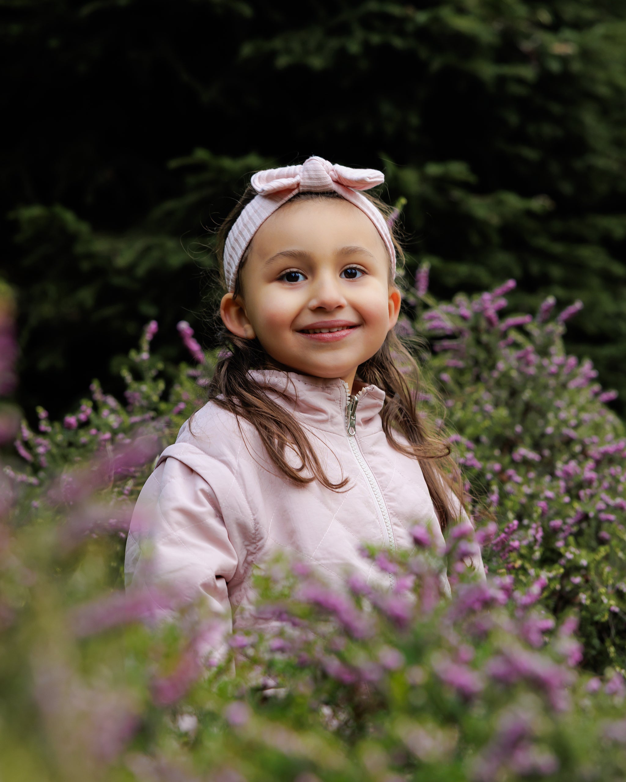 RiBBED BOW HEADBAND - RASPBERRY WHiP