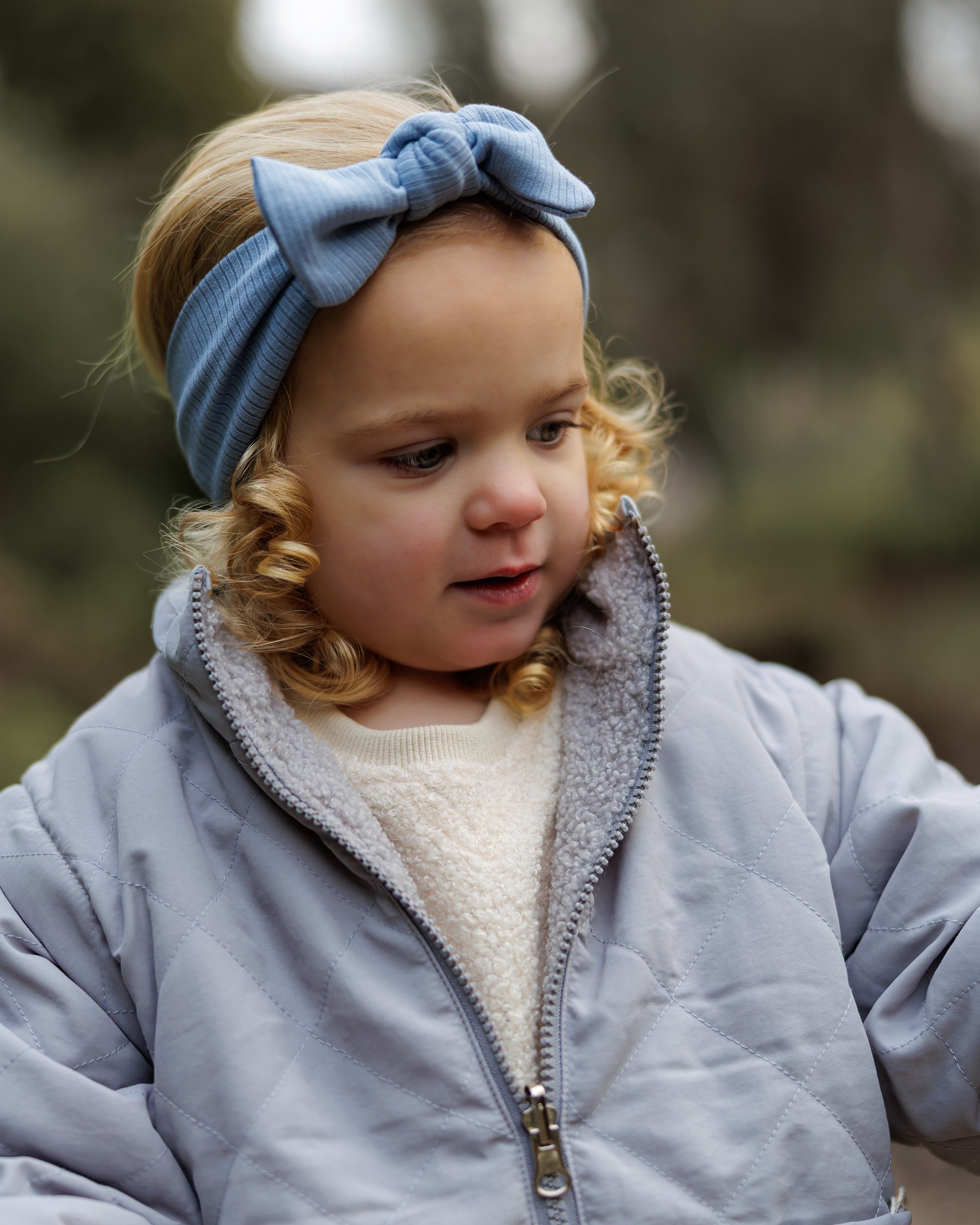 RiBBED BOW HEADBAND - MORNiNGTON MiST