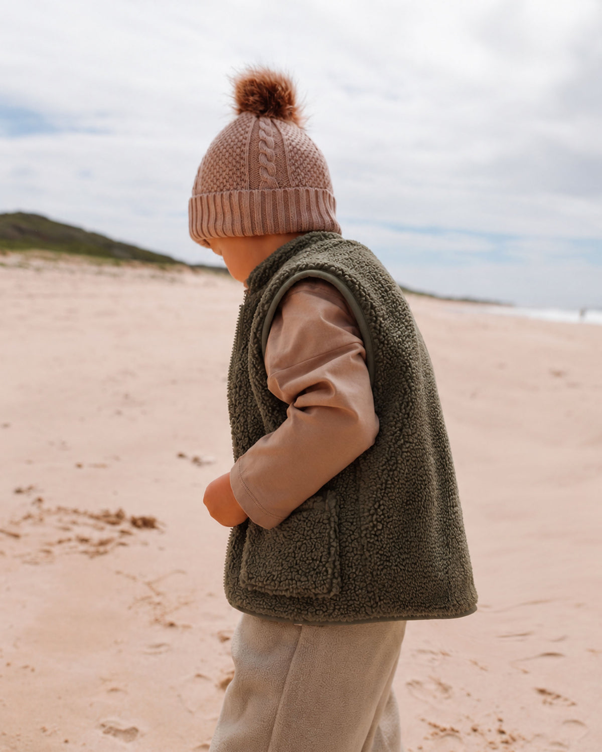 4-in-1 Reversible Teddy Coat - Kale Crunch