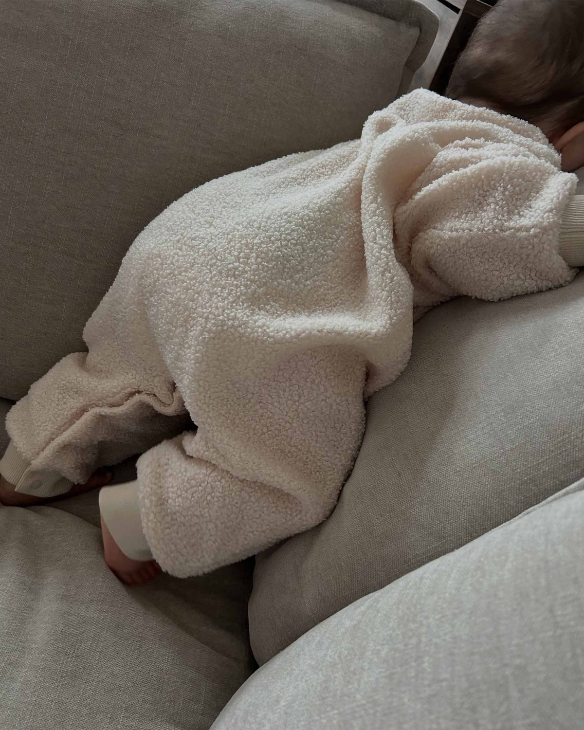 Teddy One-Piece - Macadamia Milk