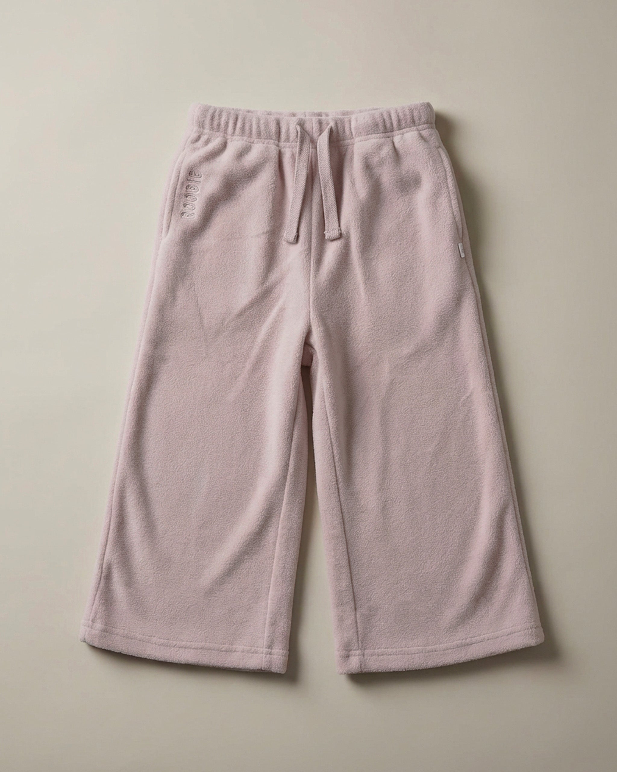 FLEECE WiDE LEG JOGGERS - RASPBERRY WHiP
